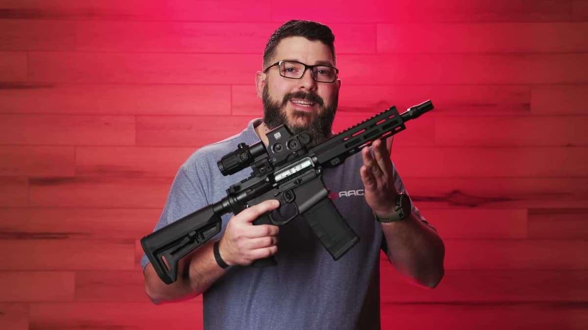 AAC MPW-A with ambidextrous controls and slimline handguard