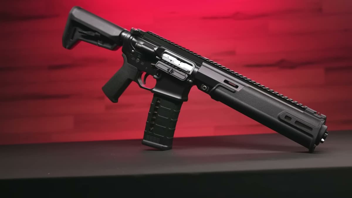 AAC MPW SD with polymer lower handguard and elevated rail