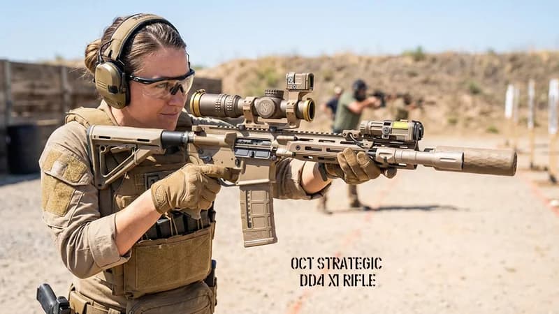 Daniel Defense DD4 X1 rifle with IR-defeating Cerakote