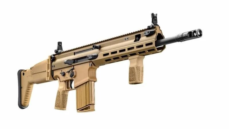 FN SCAR 17S next generation rifle side profile showing updated design
