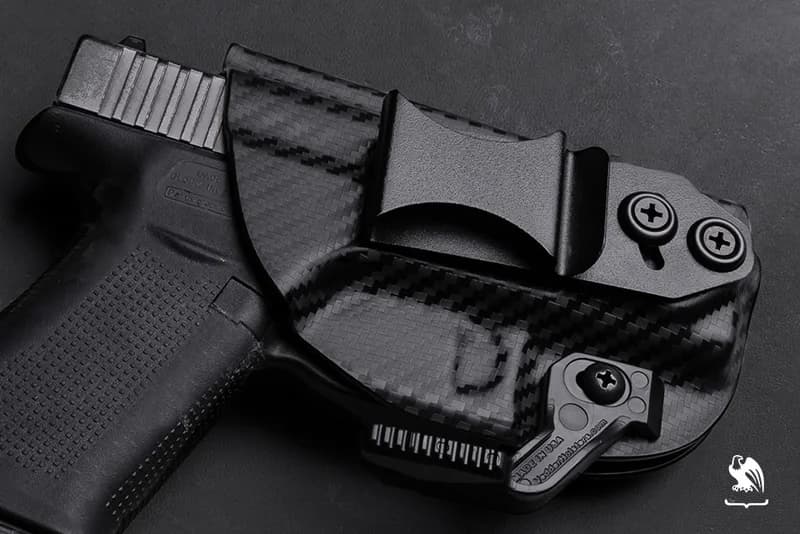 Glock 43X in an IWB concealed carry holster