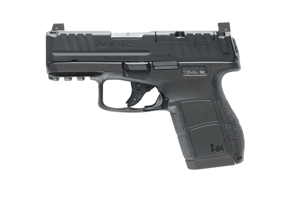 HK VP9CC OR optics-ready model with flush-fit 10-round magazine for concealed carry