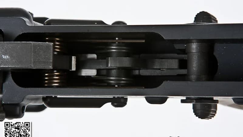Drop-in trigger cassette installed in AR-15 lower receiver