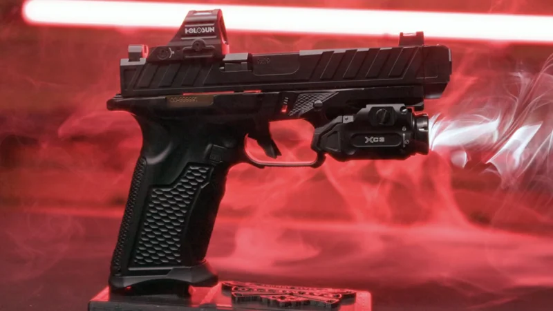 PSA AXR x Icarus aluminum frame with built-in compensator