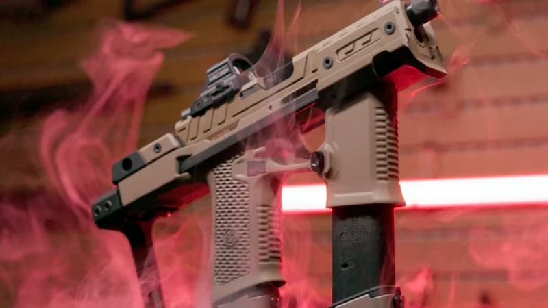 PSA AXR PDW variant with extended handguard