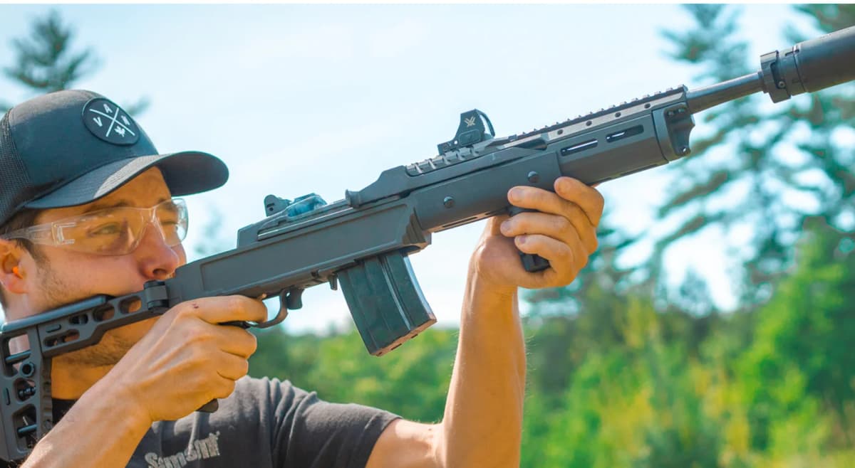 Samson SAS-14: Aluminum Folding Chassis for Ruger Mini-14, $650