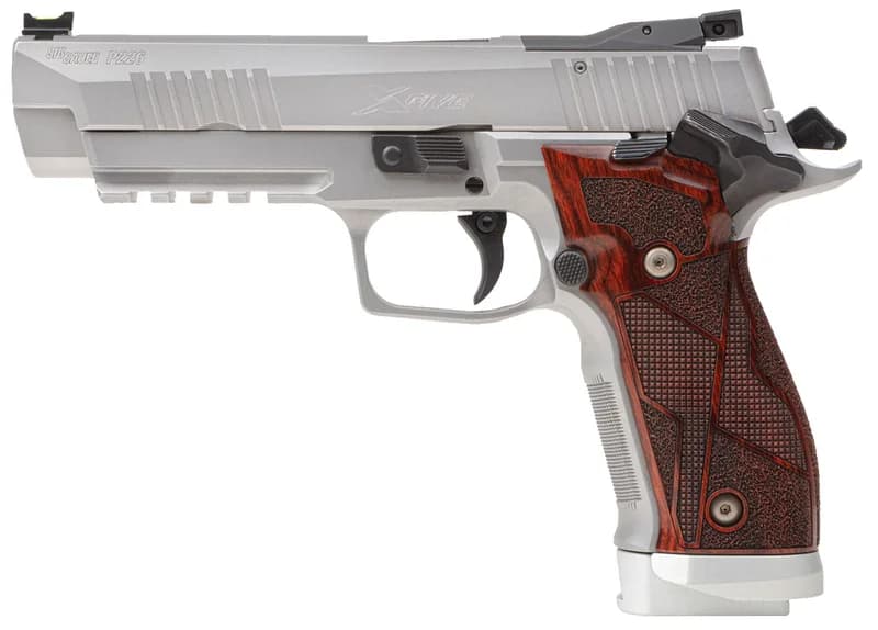 SIG Sauer P226 X5 Classic with 5-inch bull barrel and stainless steel frame