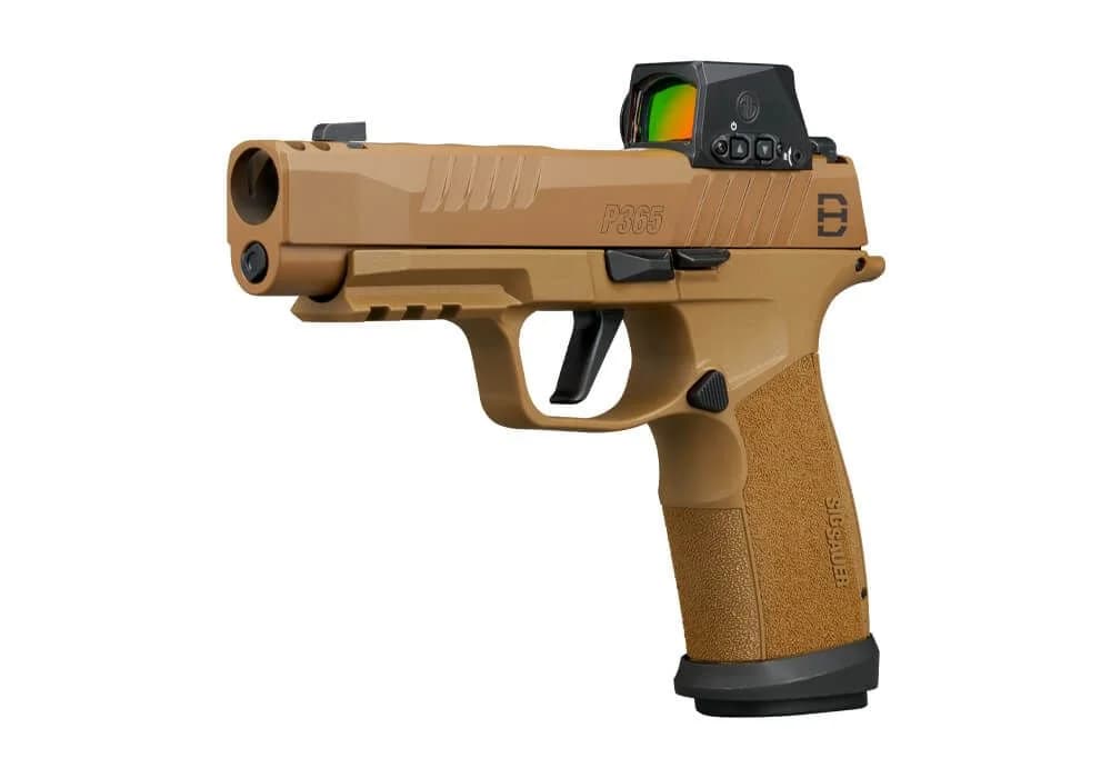 SIG P365XF-DH3 with mounted red dot optic