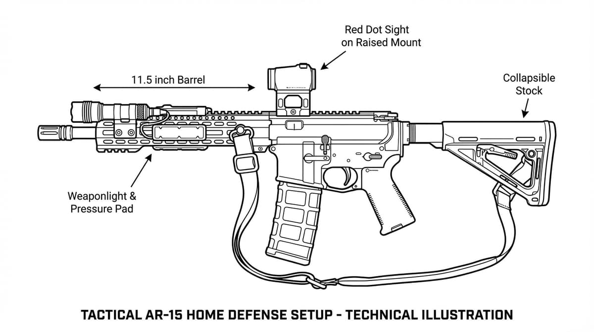 Home Defense / CQB AR-15 configuration