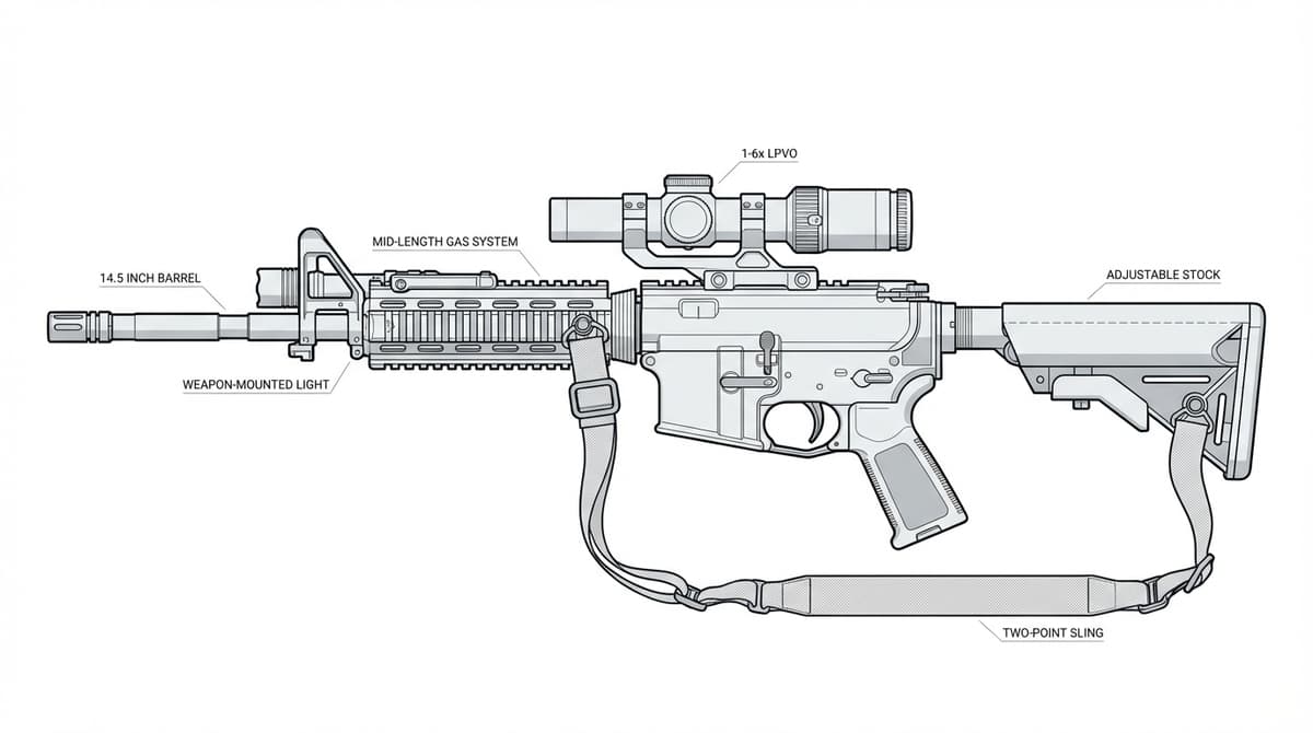 Patrol Carbine AR-15 configuration