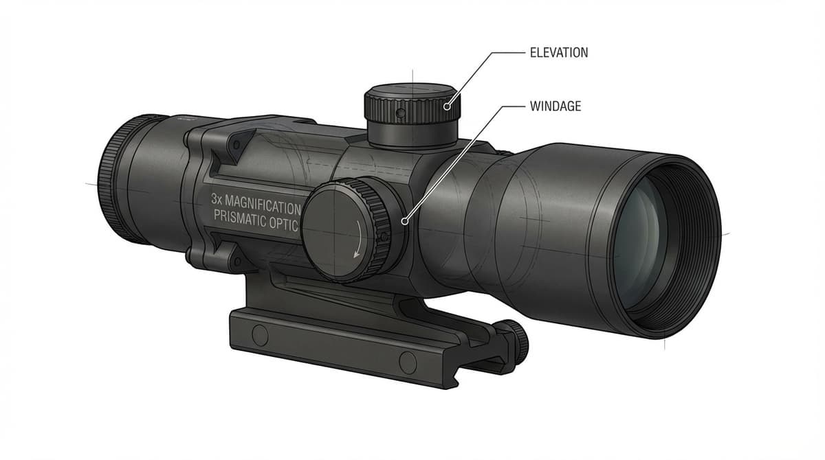 Fixed Power Prism (3x / 5x) optic