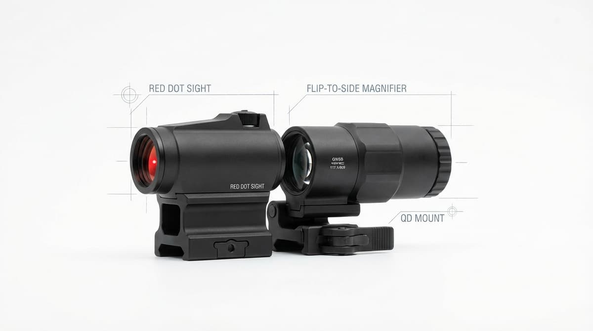 Red Dot + Magnifier optic