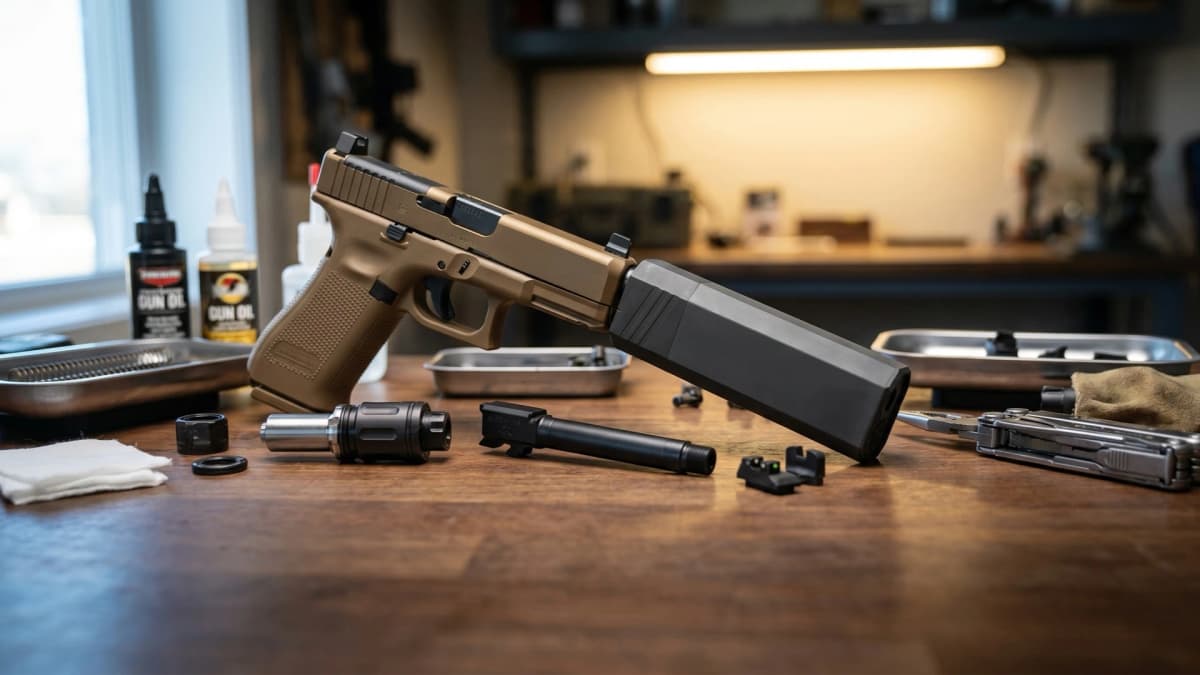 Pistol Suppressor Setup 2026: Boosters, Pistons & Tilting Barrels header image