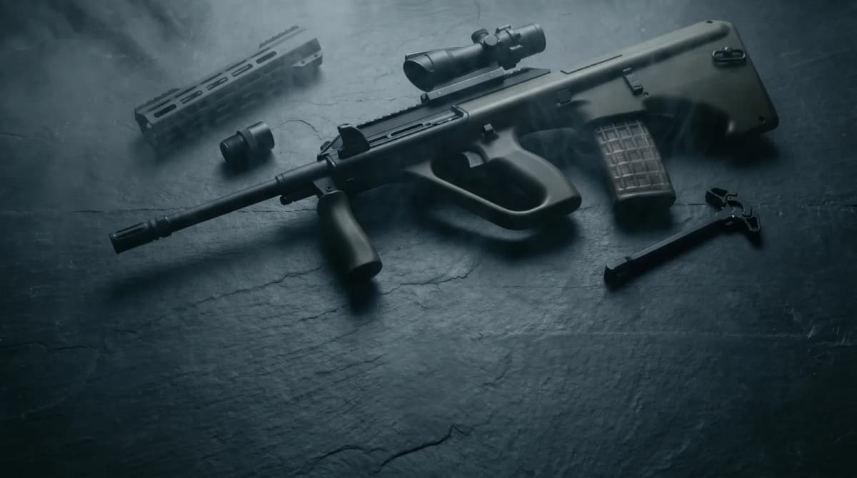 Steyr AUG Accessories: Best Rails, Triggers & Mags Ranked