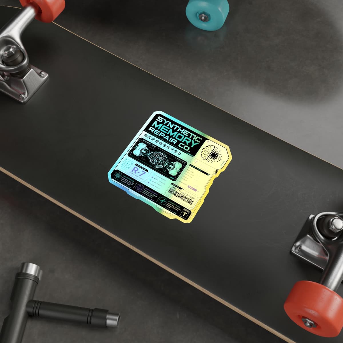 Synthetic Memory Repair Co Holographic Sticker
