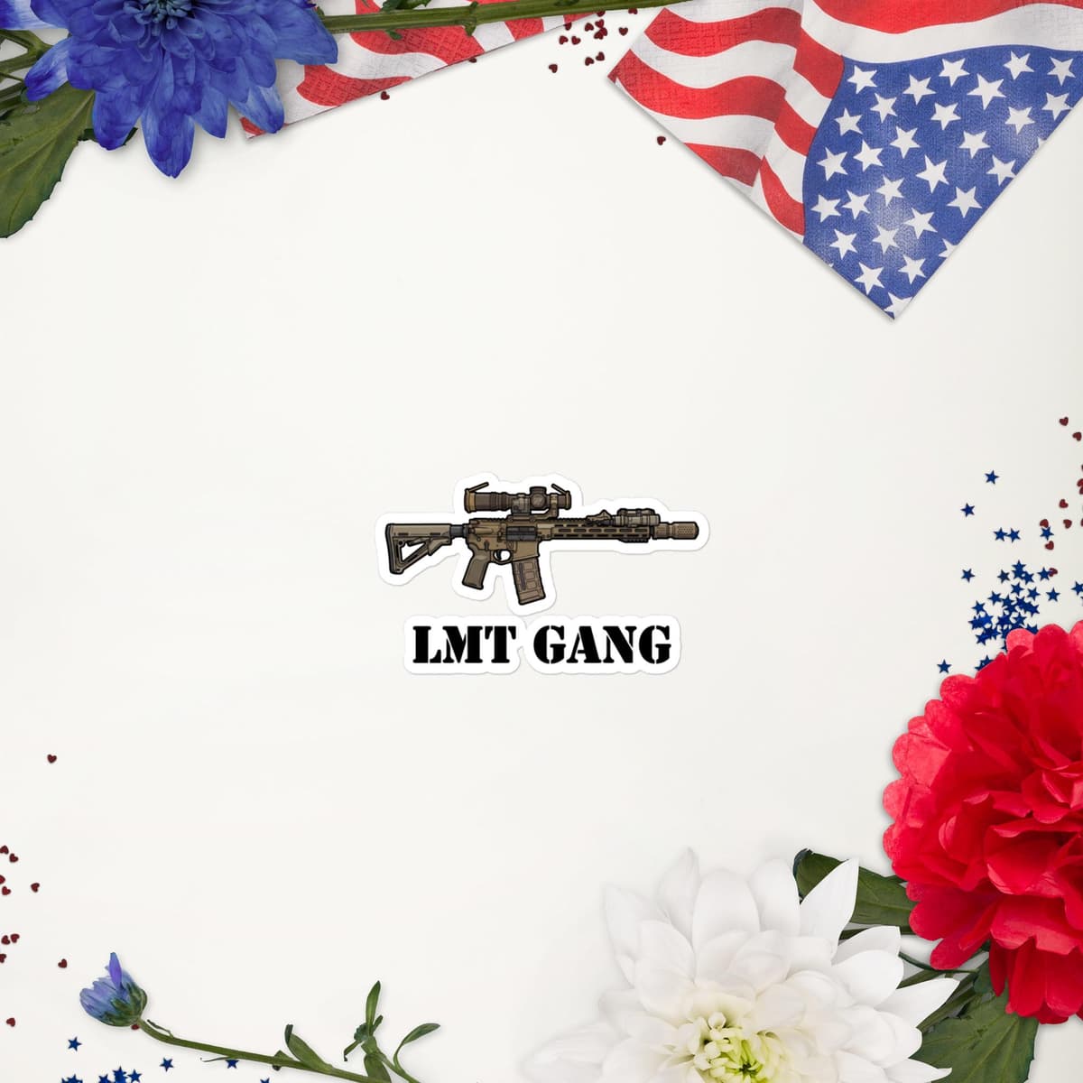 LMT Gang AR-15 Sticker | Lewis Machine Tool Rifle Vinyl Decal