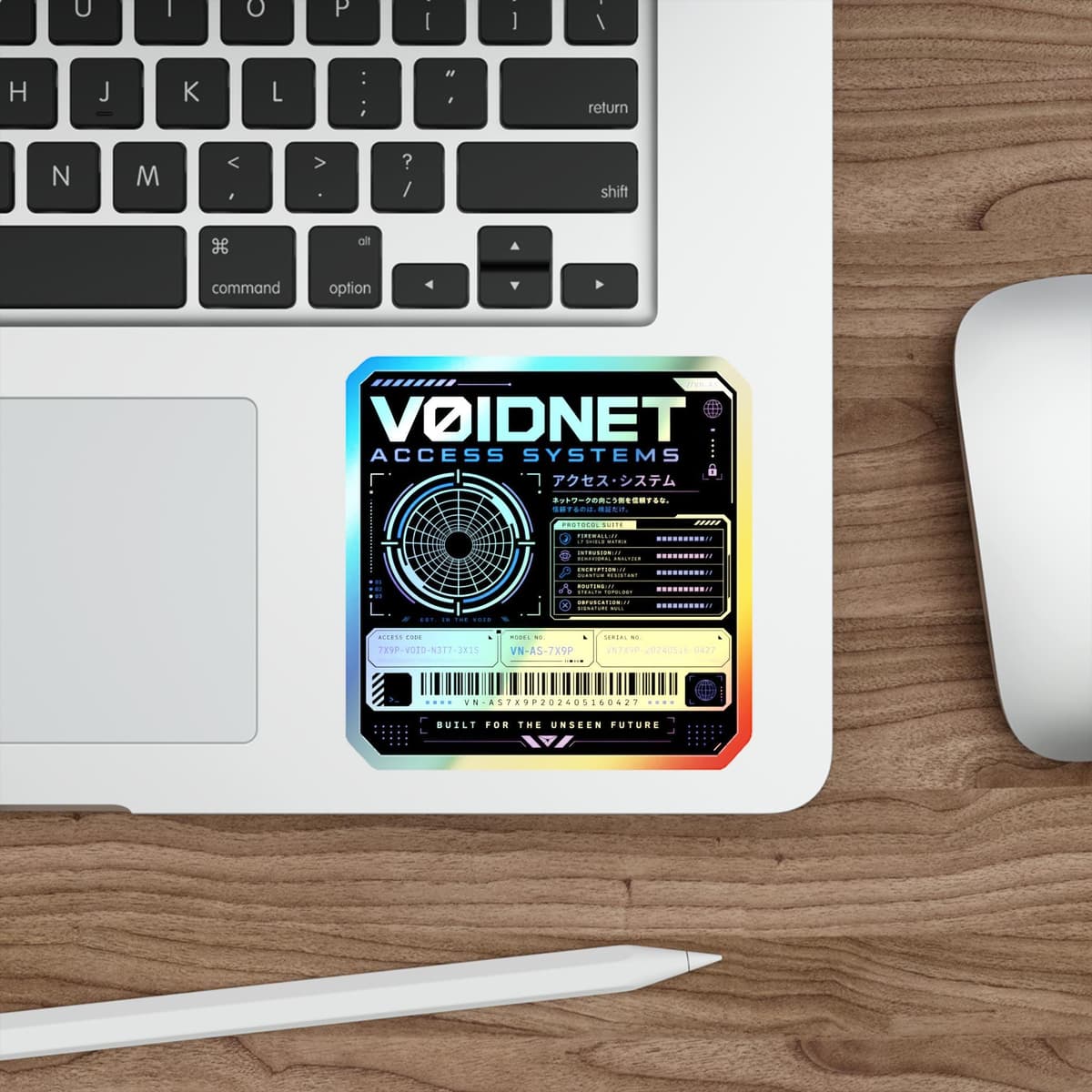 Voidnet Access Systems Holographic Sticker