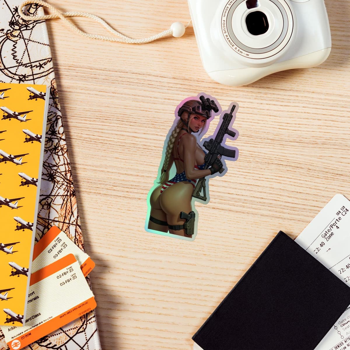 Valkrie AR15 Side Holographic stickers