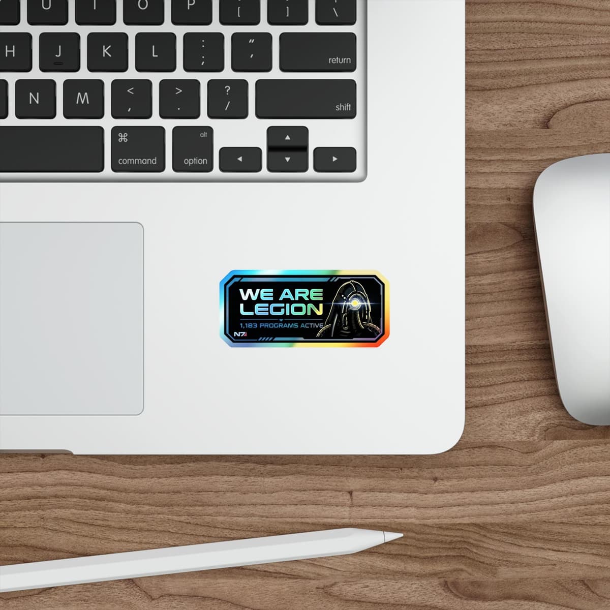 We Are Legion Holographic Sticker | Legion Geth Sci-Fi Vinyl Decal