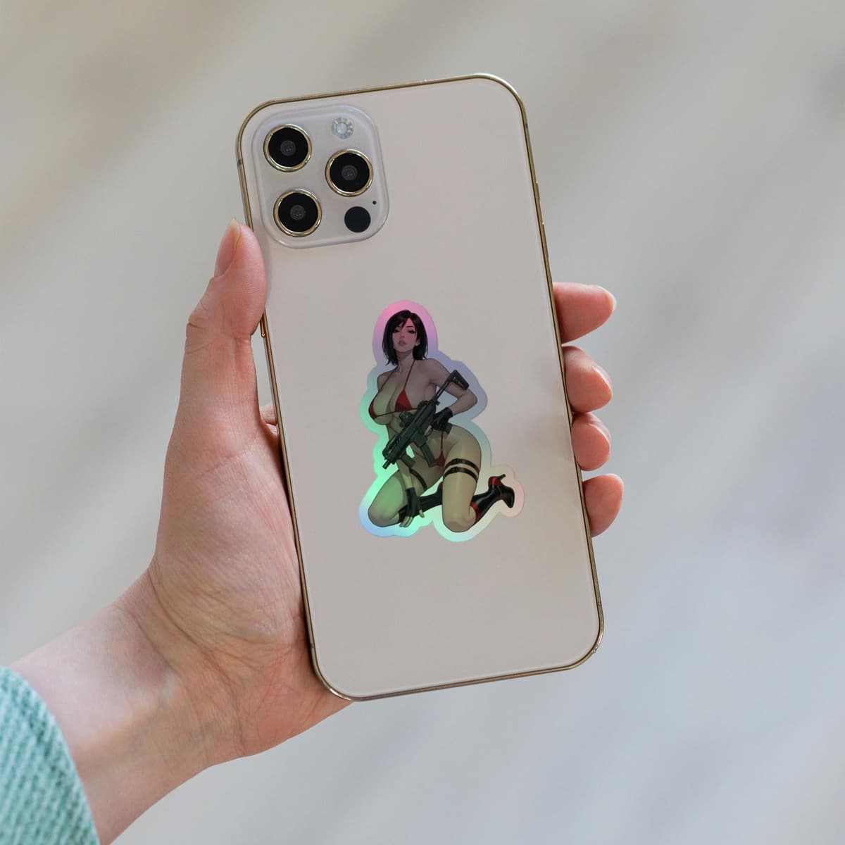 Crimson MPX Holographic stickers