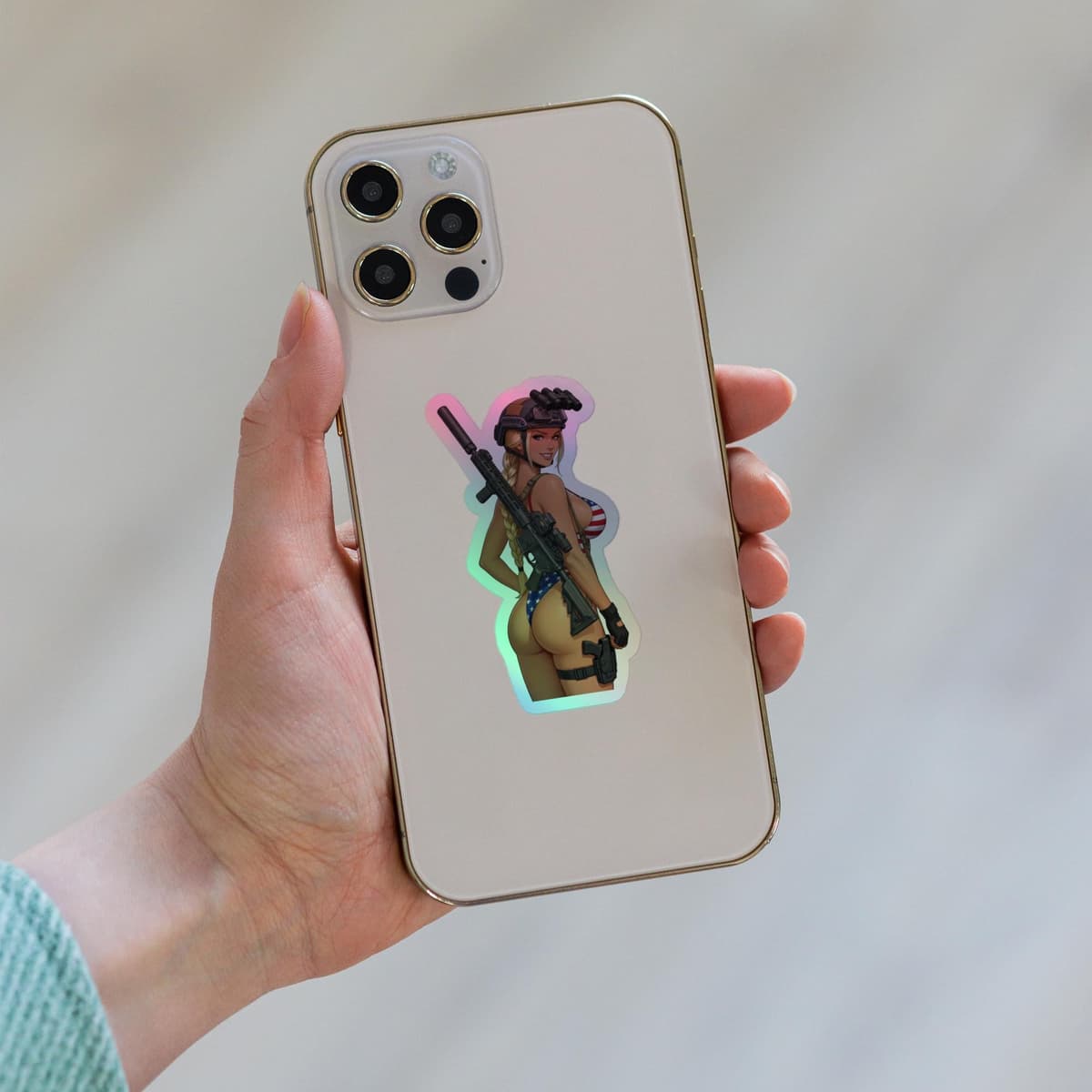 Valkrie Rear Holographic stickers