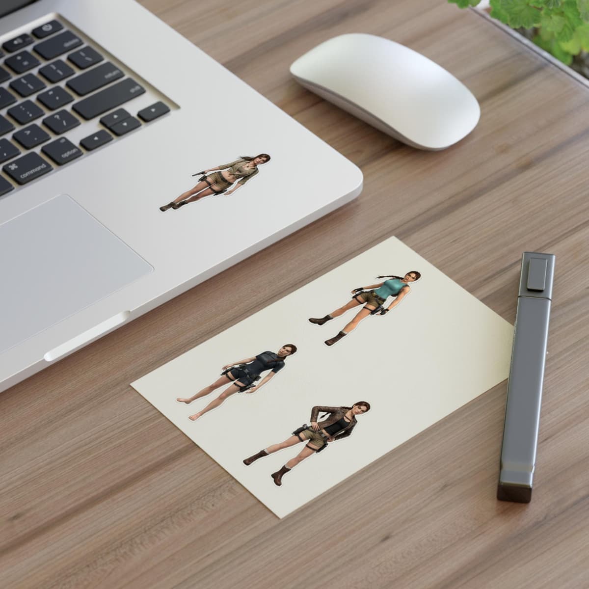 Explorer Iconic Outfits Holographic Sticker Sheet | Treasure Hunter Vinyl Decal Pack