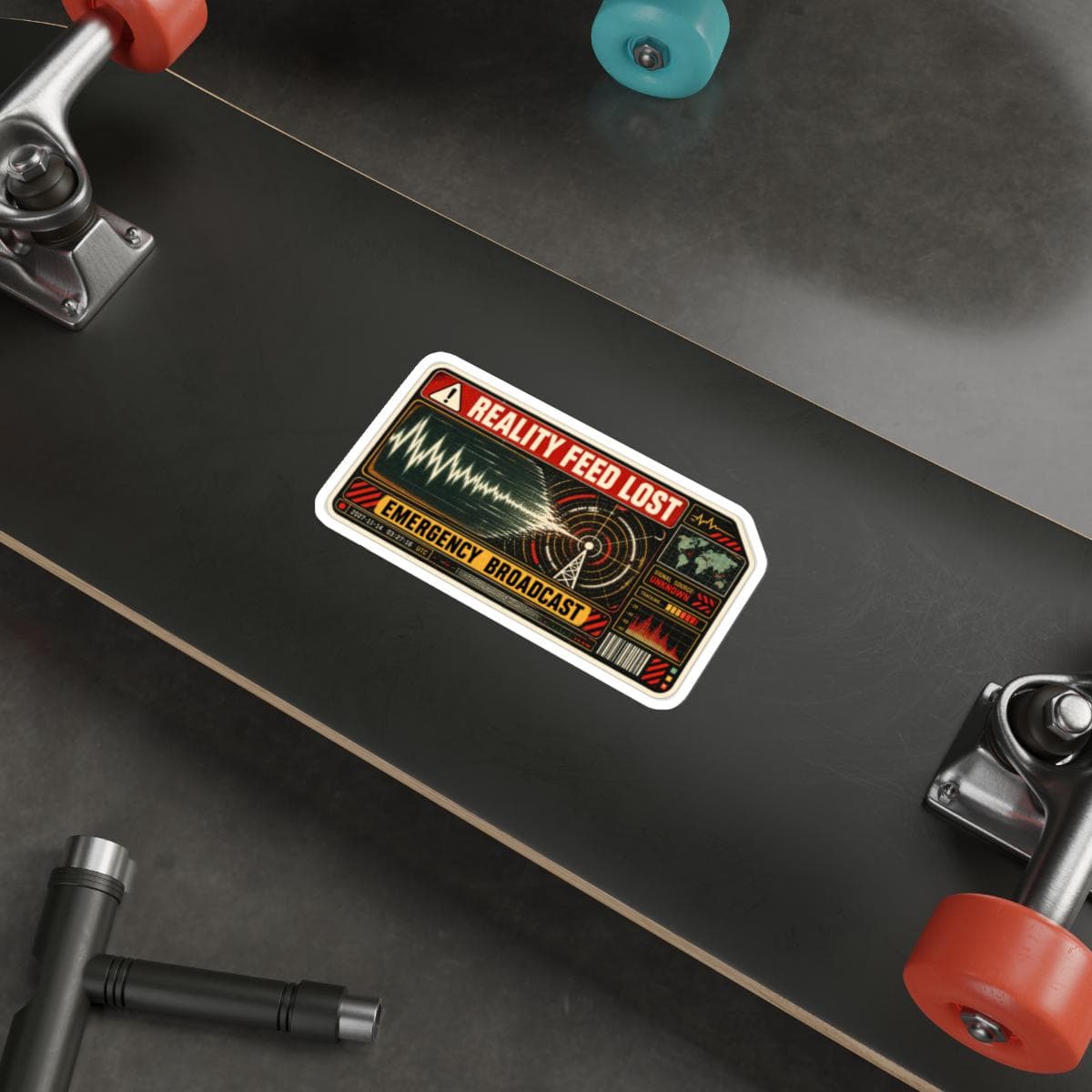 Reality Feed Lost Sticker | Analog Sci-Fi Vinyl Decal