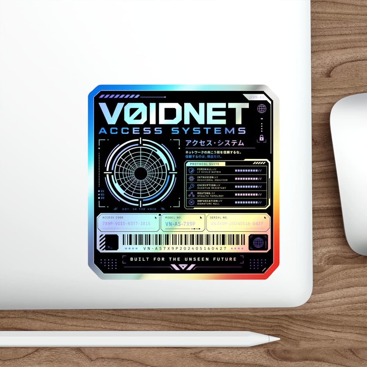 Voidnet Access Systems Holographic Sticker