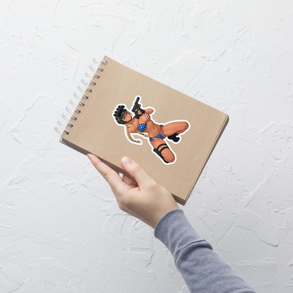 Valkrie Pistol Kneeling Bubble-free stickers