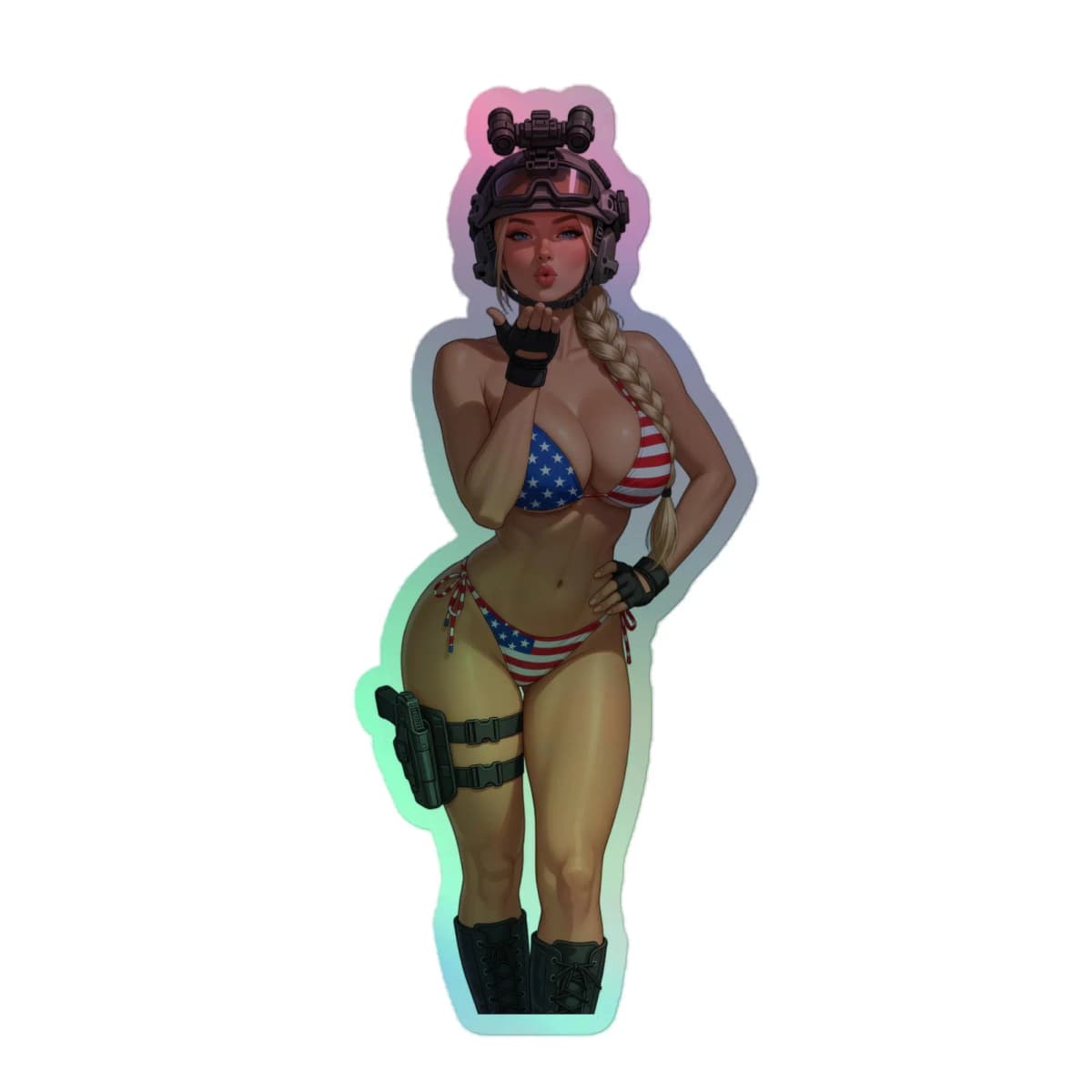 Valkyrie Kiss Holographic stickers