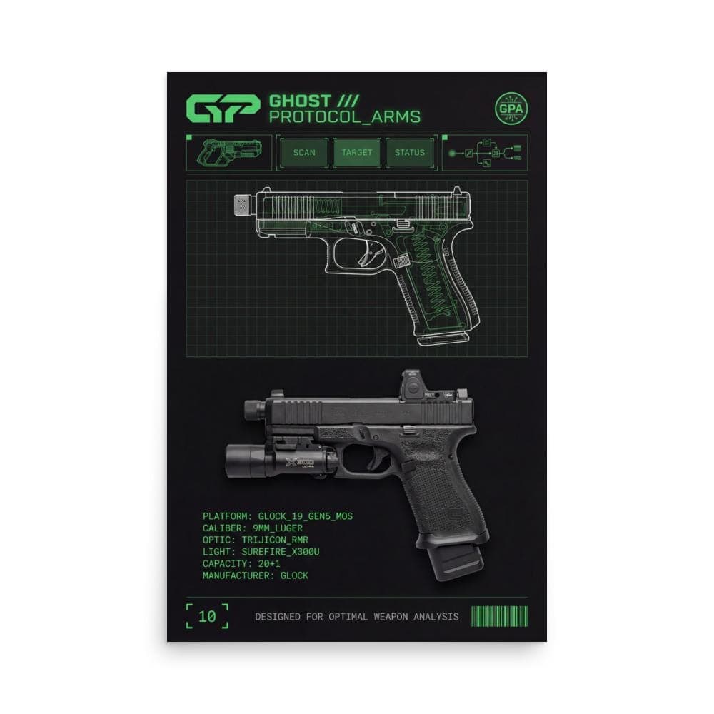 Glock Diagram Poster