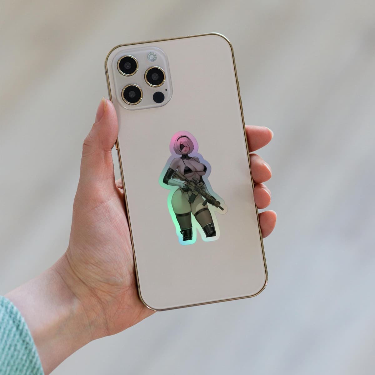 2B Bikini AR15 Holographic stickers