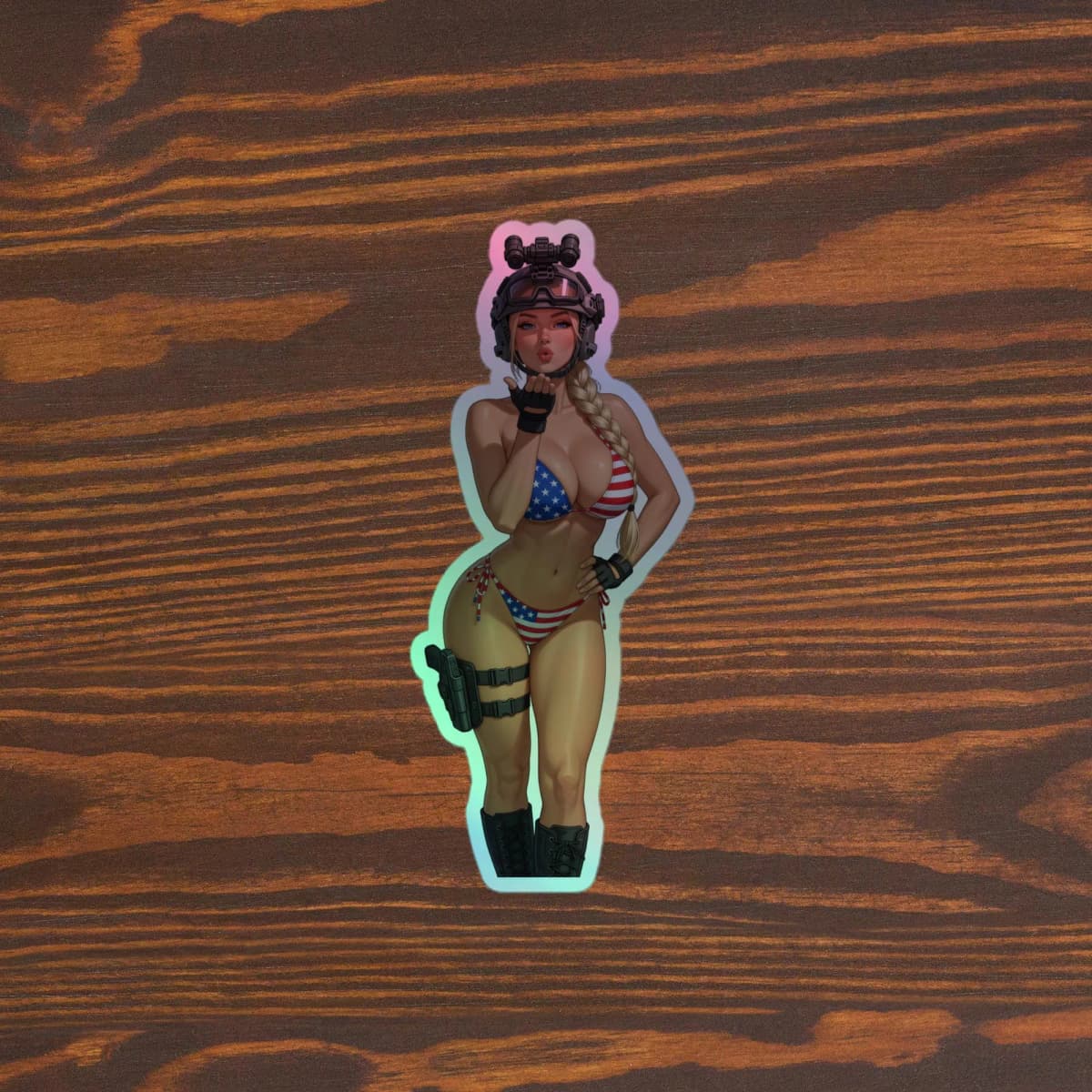 Valkyrie Kiss Holographic stickers