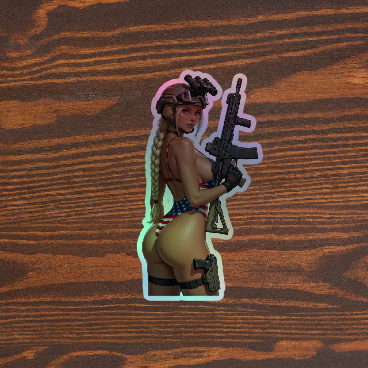 Valkrie AR15 Side Holographic stickers