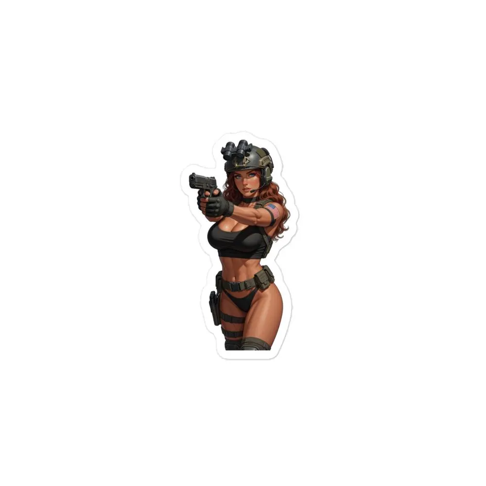 Mamba Operator Crop Top Pin Up Kiss Cut