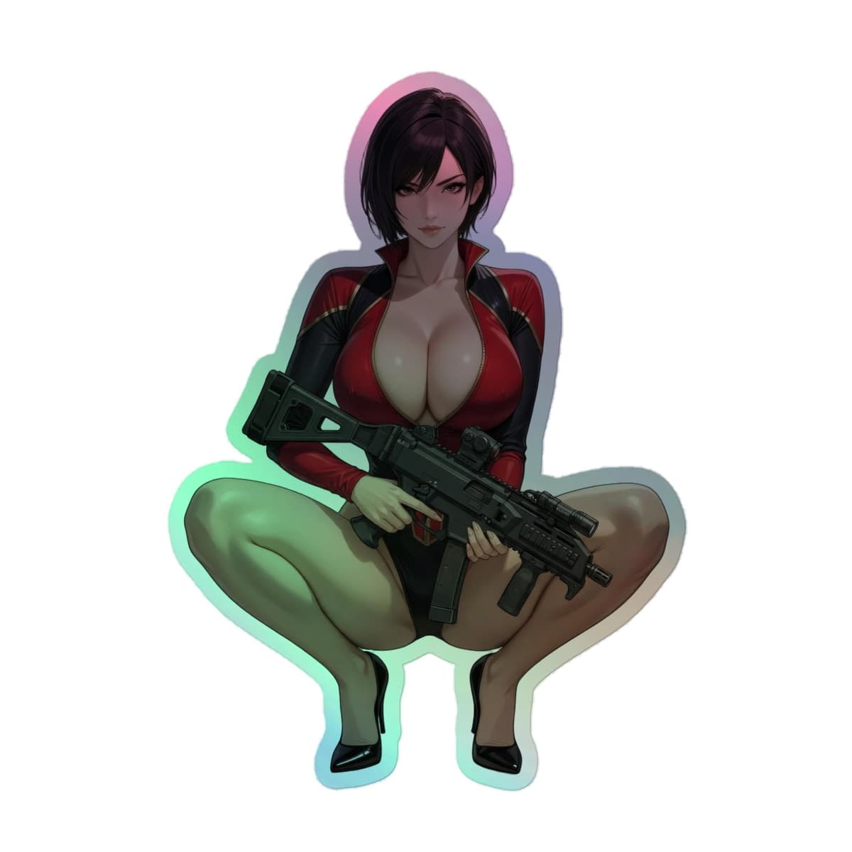 Ada Squat Holographic stickers