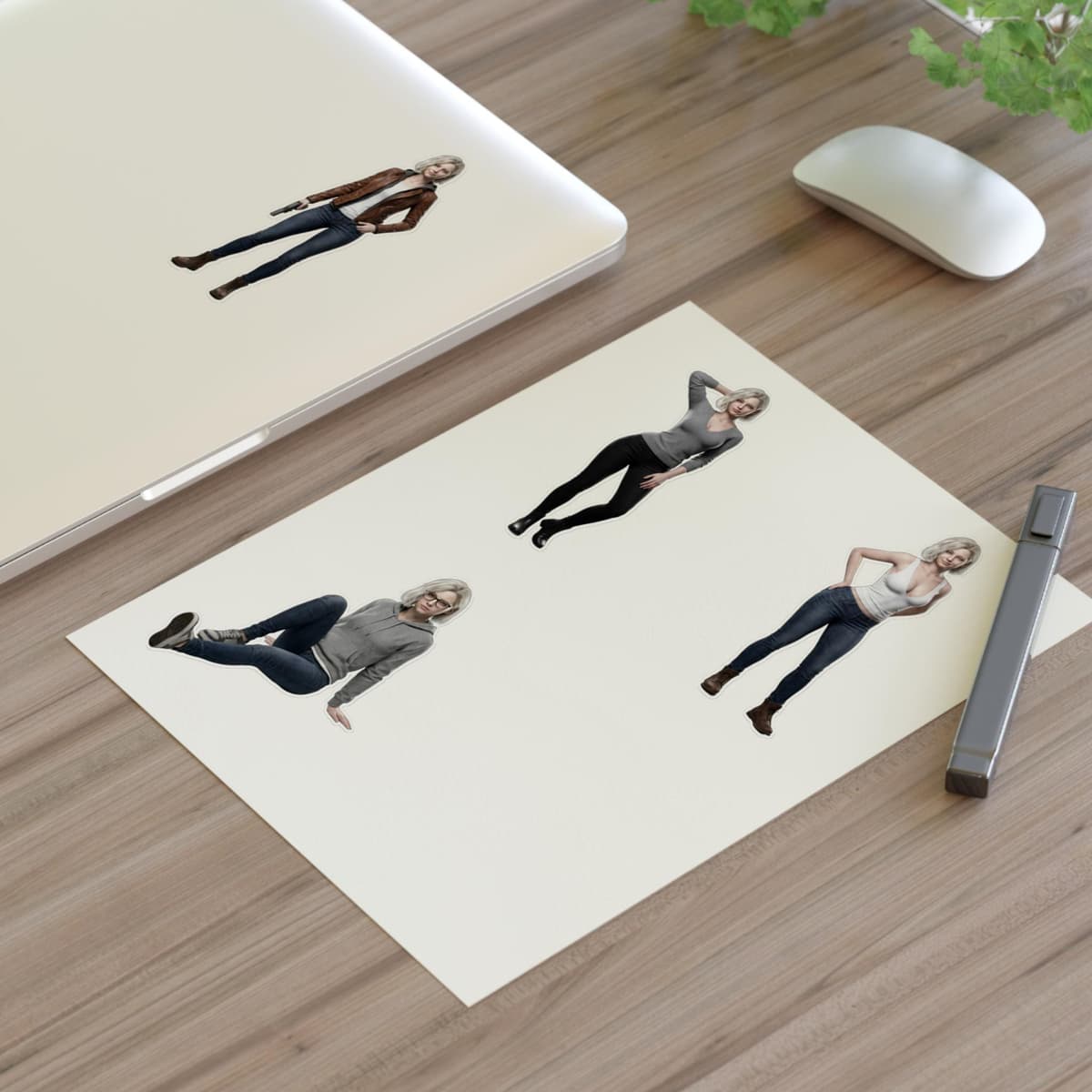 Survivor Girl Holographic Sticker Pack | RE9 Horror Vinyl Decals