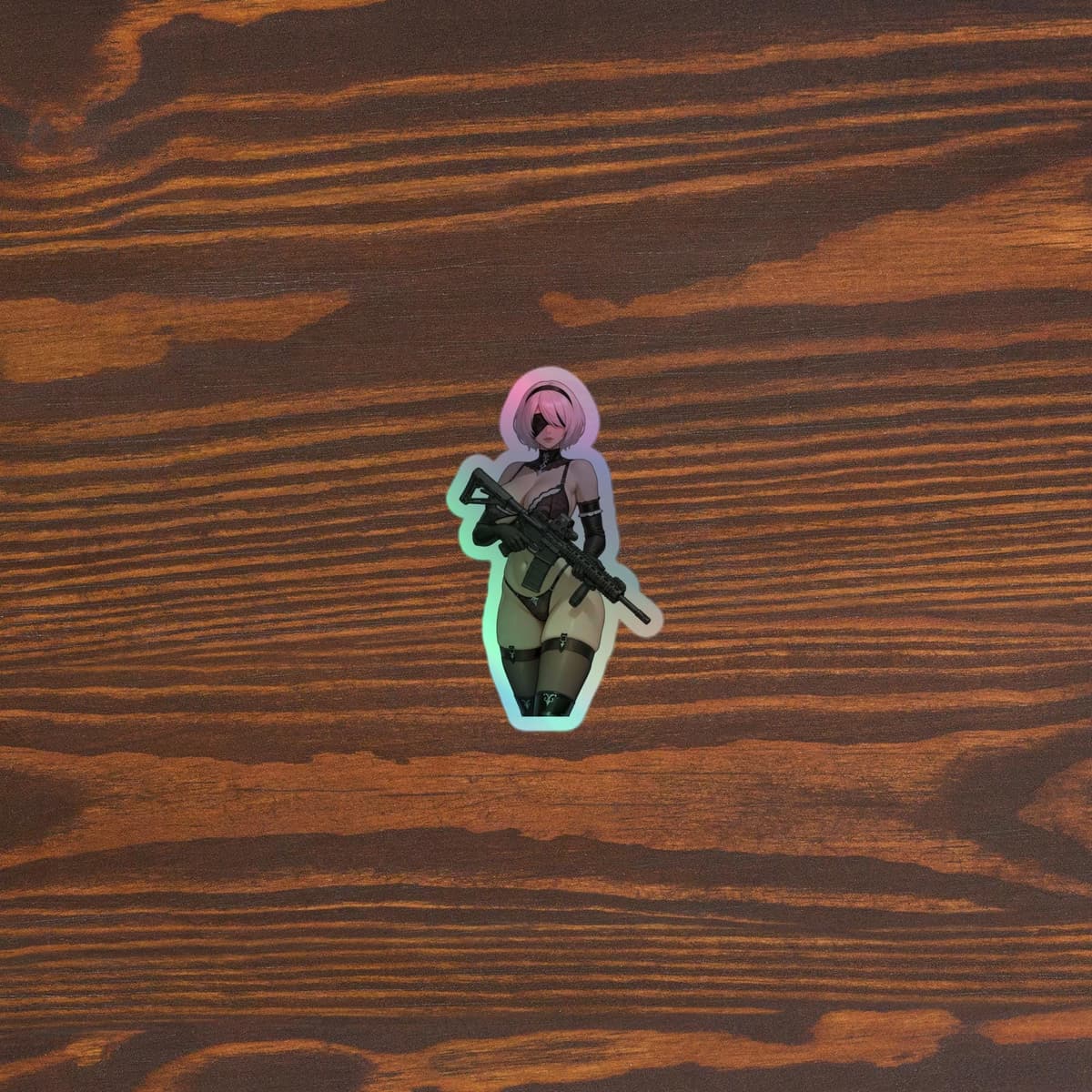 2B AR15 Holographic stickers