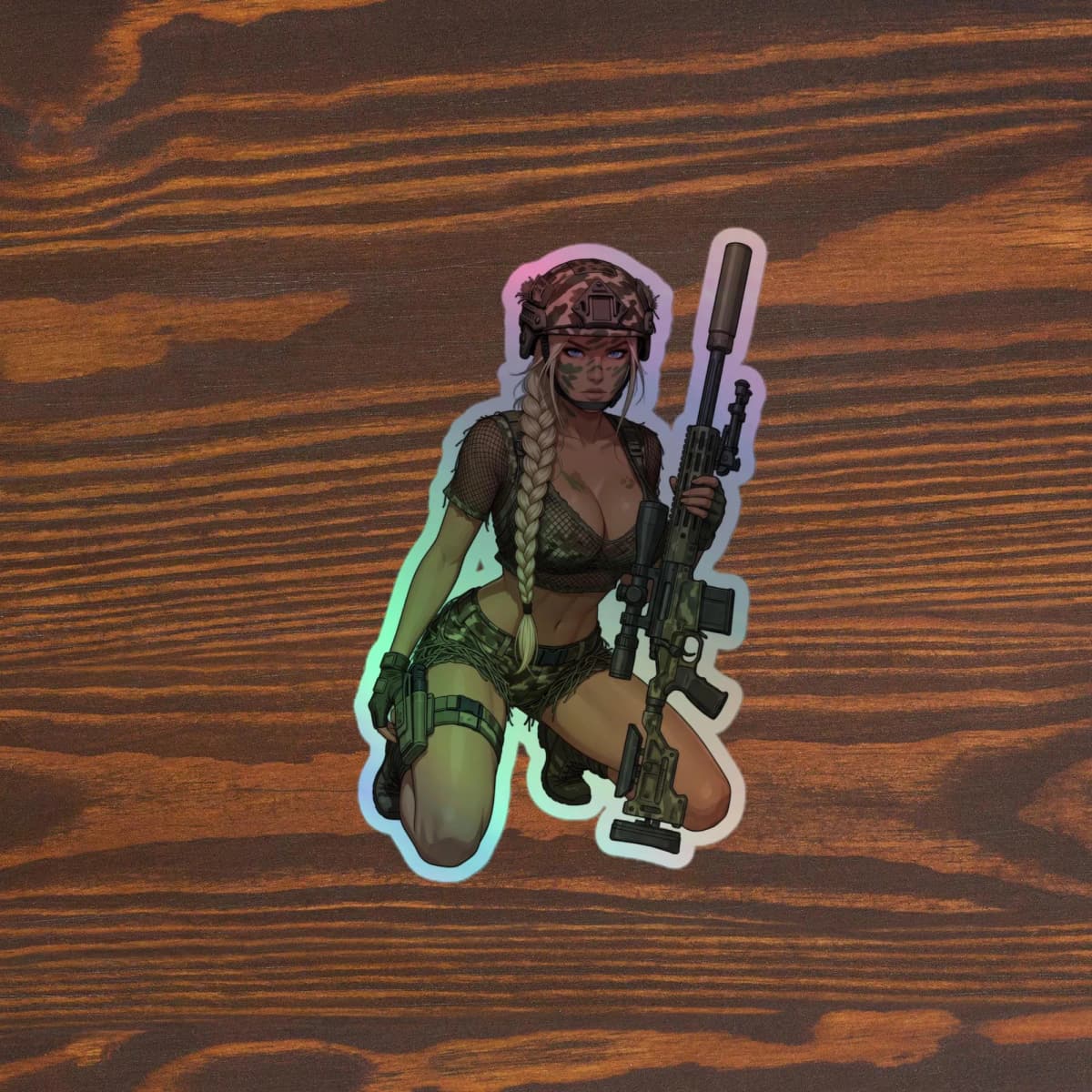 Valkrie Sniper Holographic stickers