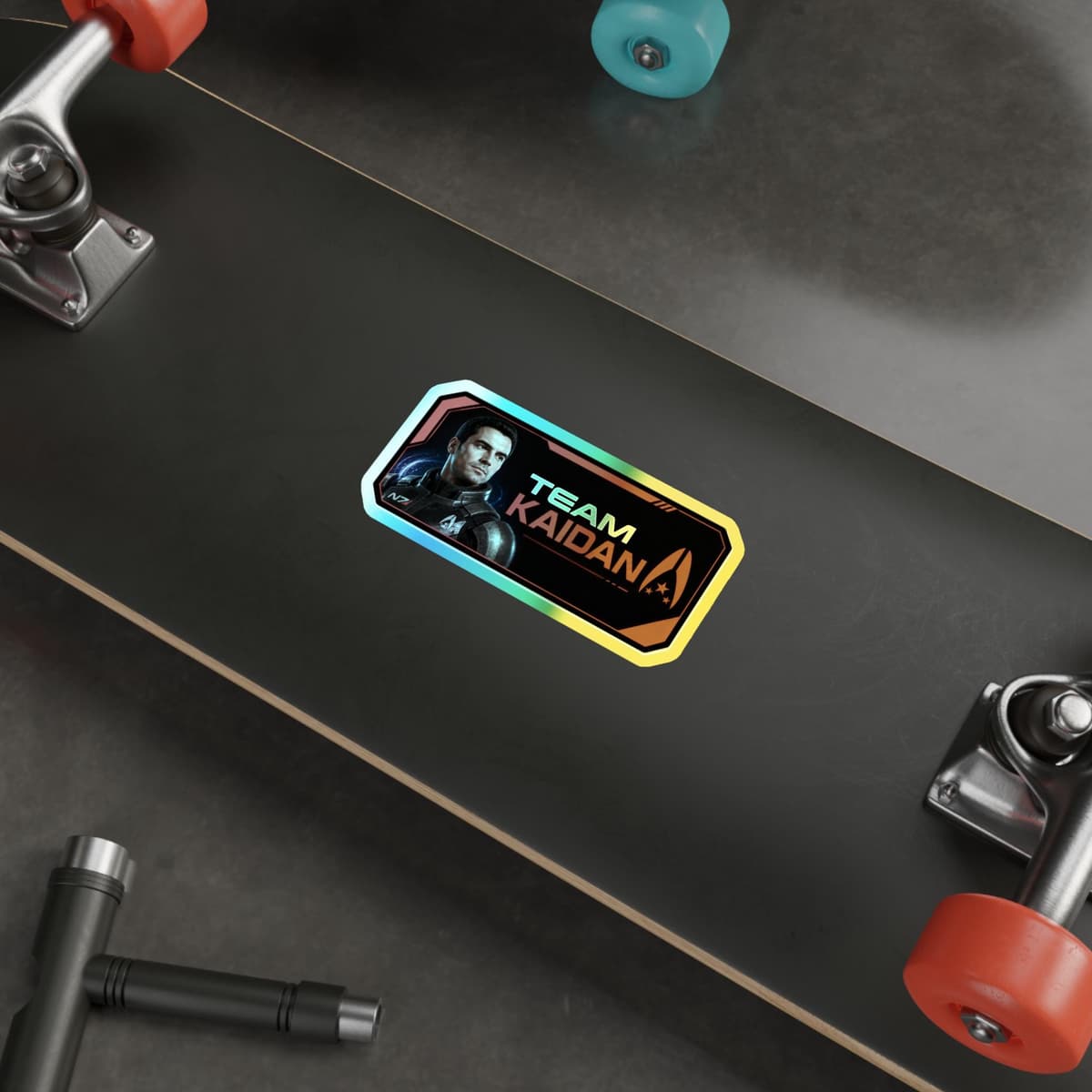 Team Kaidan Holographic Sticker | N7 Squadmate Sci-Fi Vinyl Decal