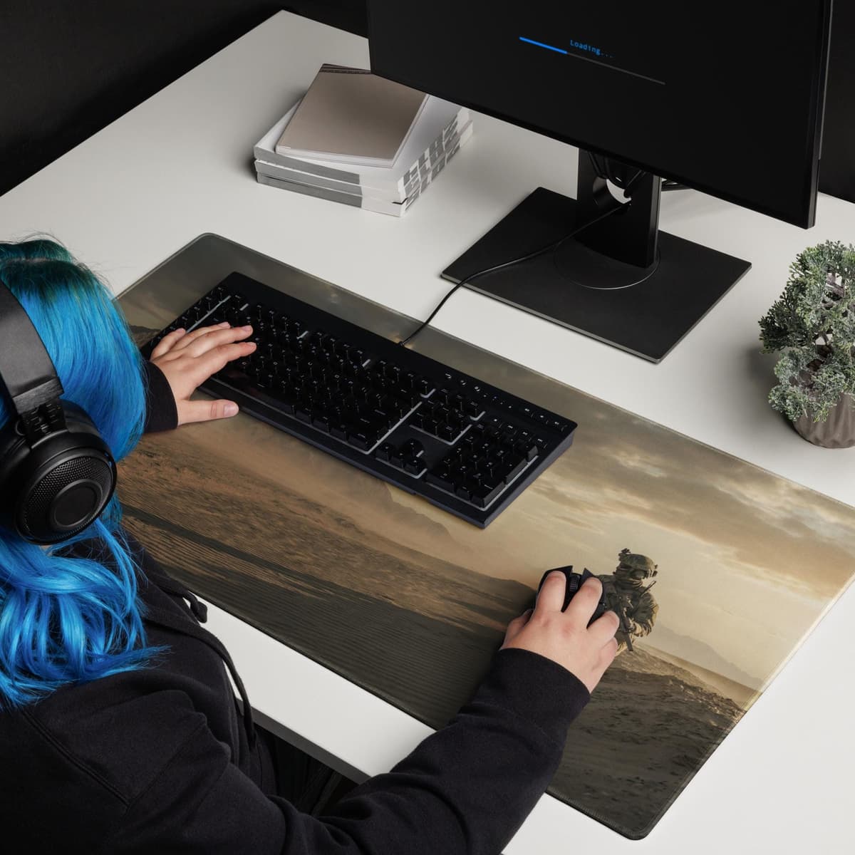 Desert Soldier Gaming mouse pad
