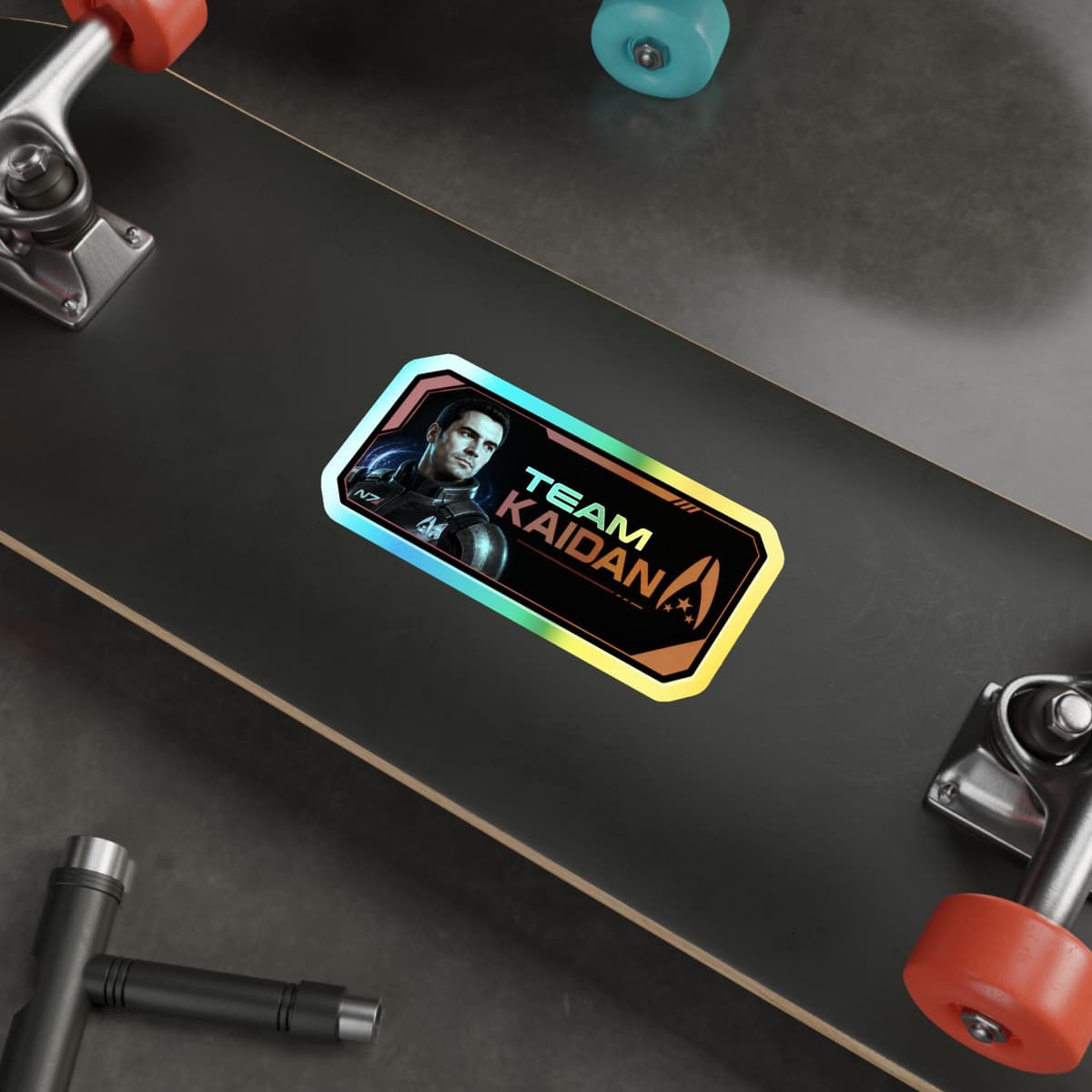 Team Kaidan Holographic Sticker | N7 Squadmate Sci-Fi Vinyl Decal