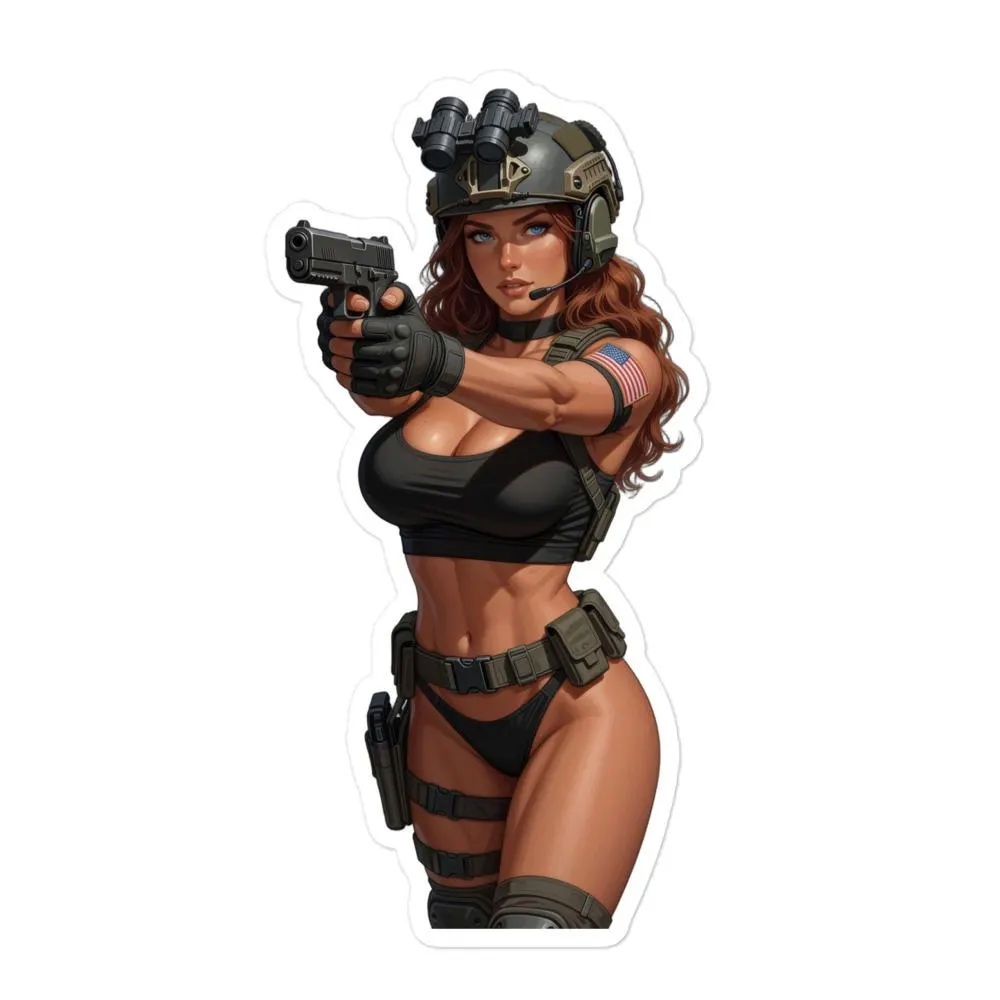 Mamba Operator Crop Top Pin Up Kiss Cut