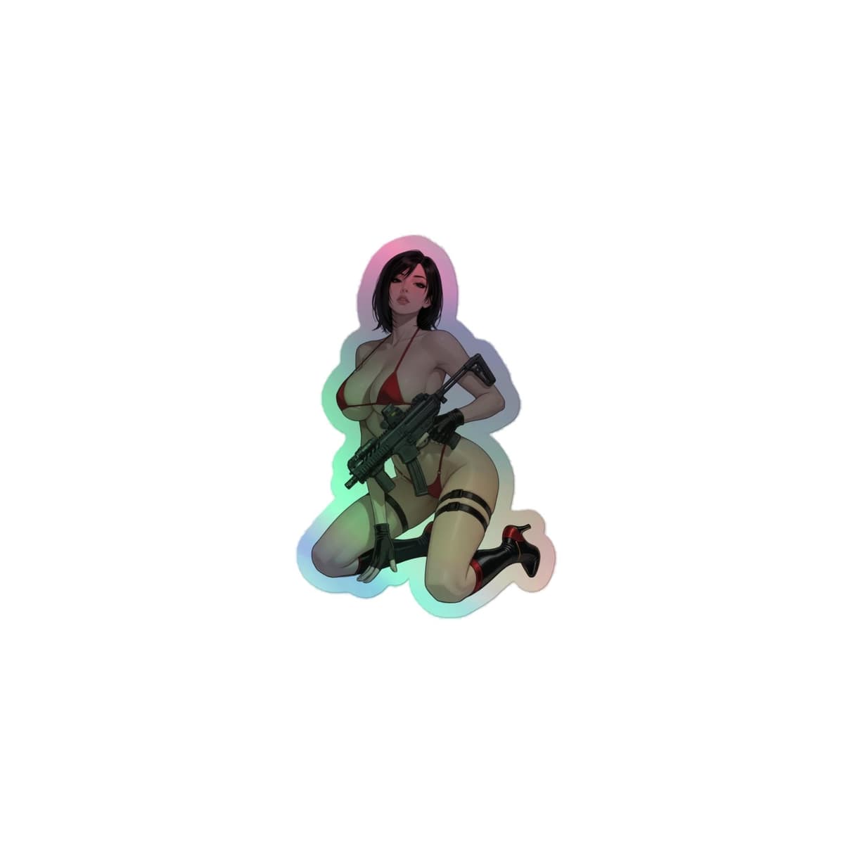 Crimson MPX Holographic stickers