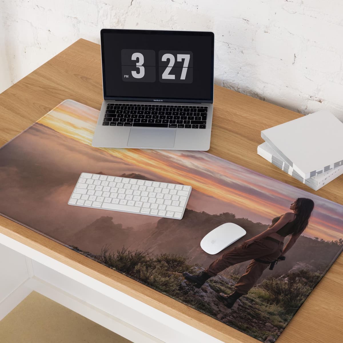 Explorer Sunrise Gaming mouse pad