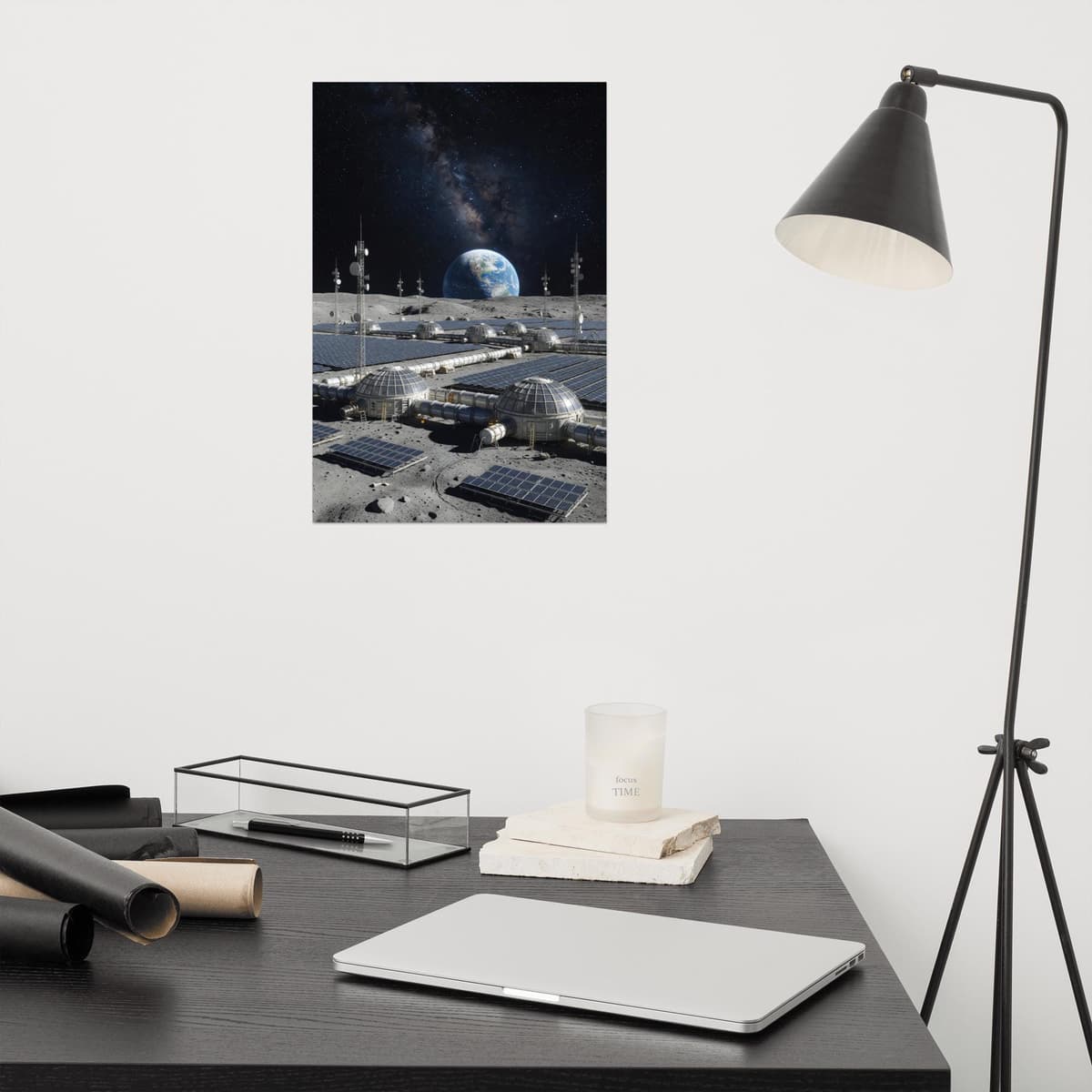 Moon Base Poster