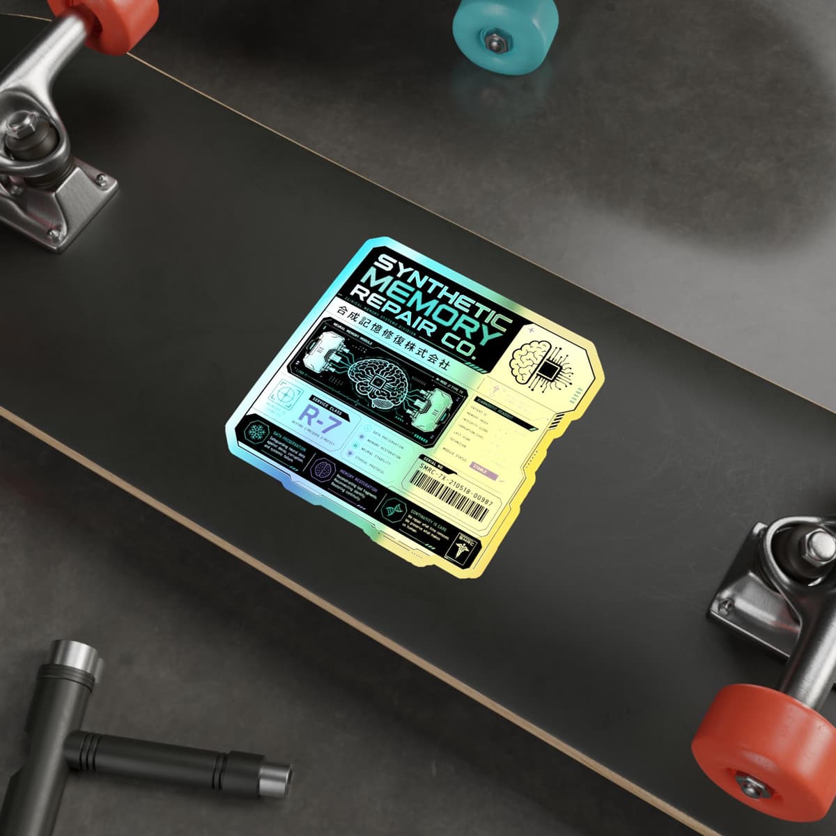 Synthetic Memory Repair Co Holographic Sticker