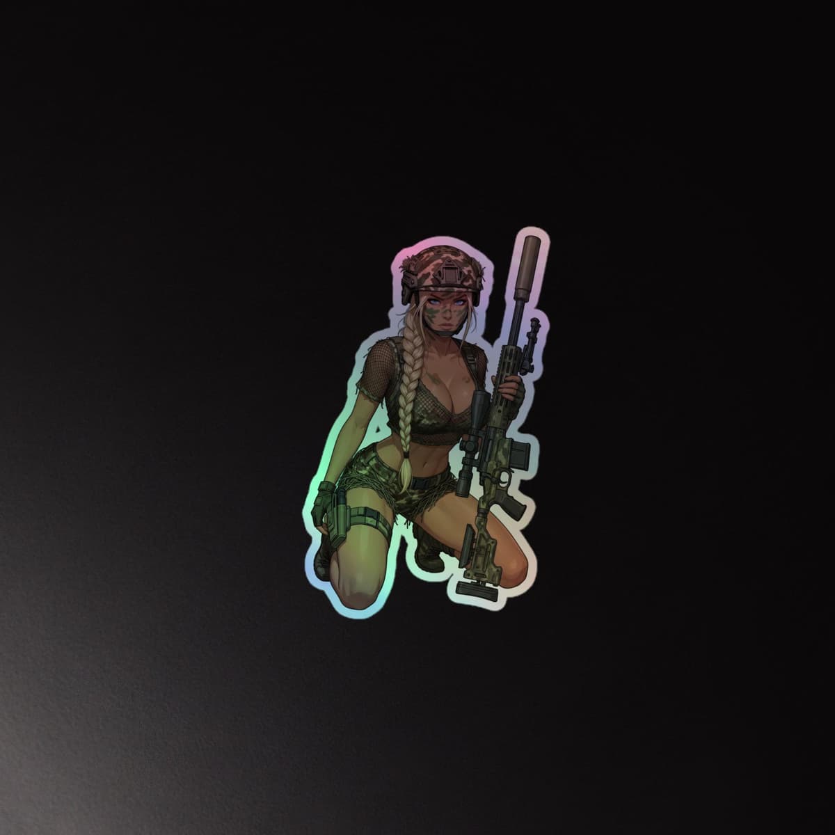 Valkrie Sniper Holographic stickers
