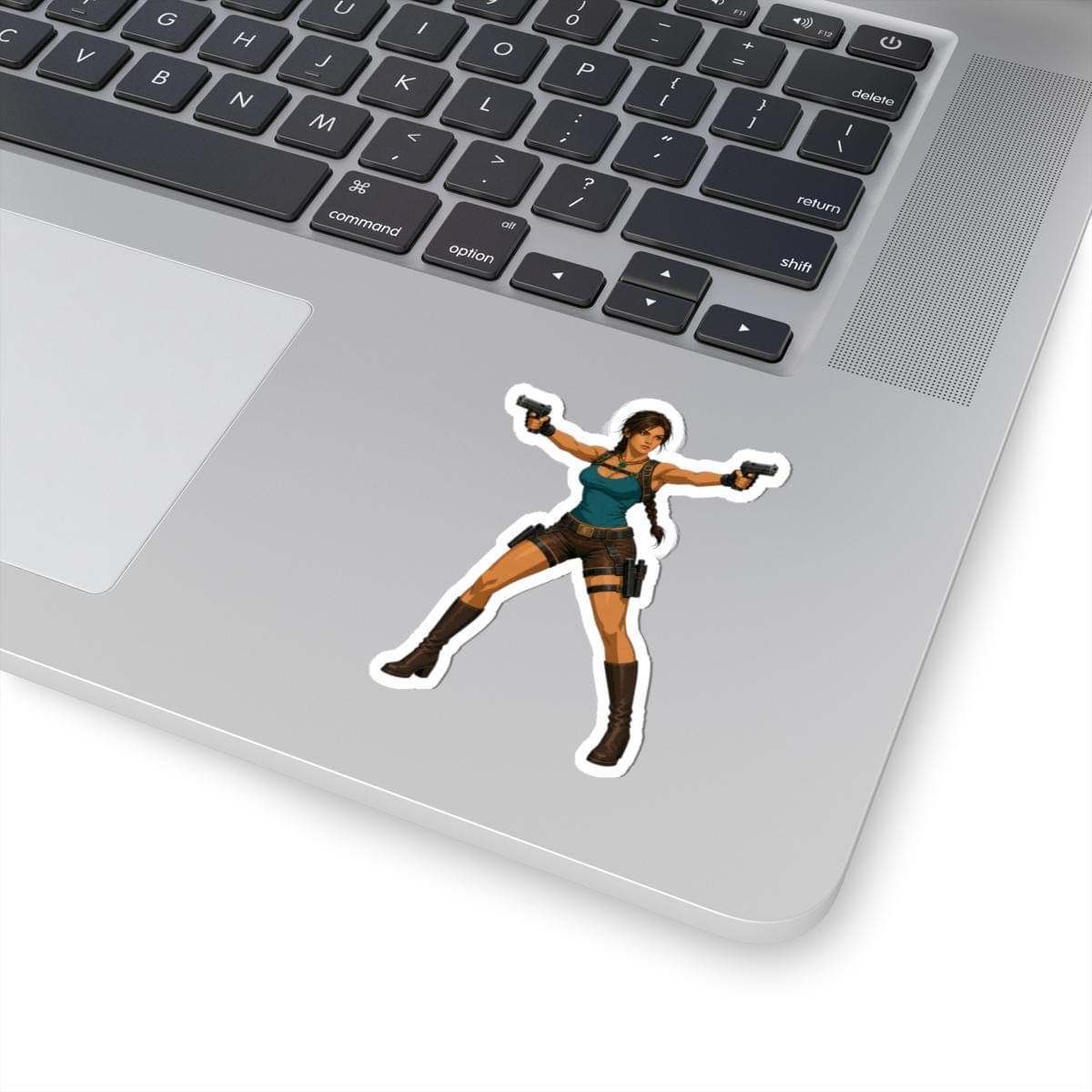 Explorer Comic Dual Pistol Sticker | Treasure Hunter Vinyl Decal