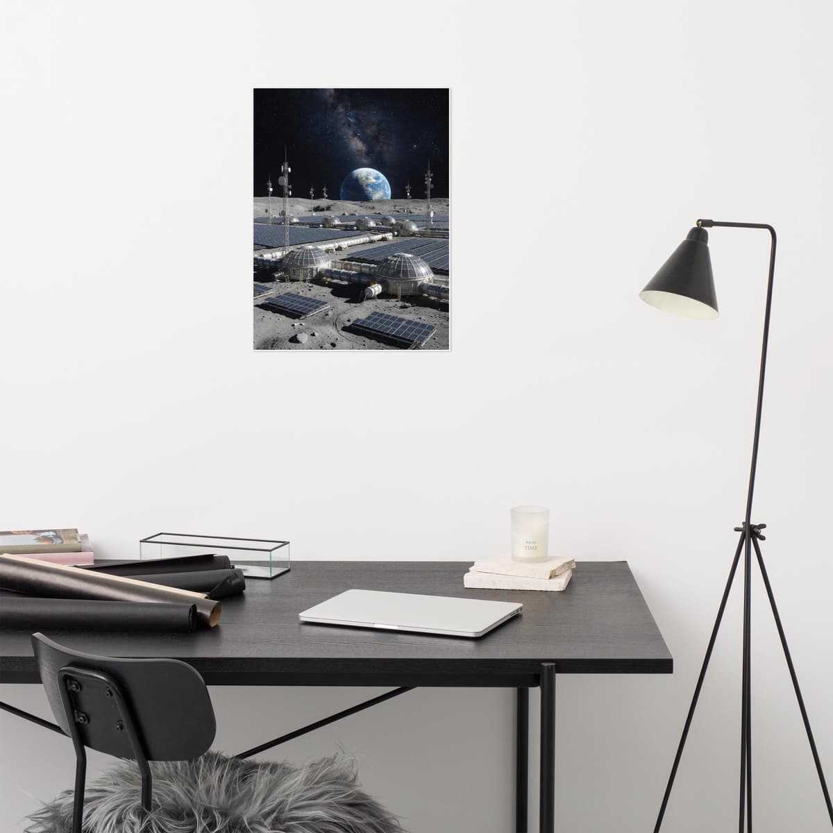 Moon Base Poster
